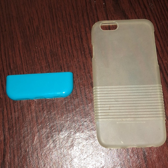 Simple Teal bottom iPhone 6 Case - Picture 2 of 3